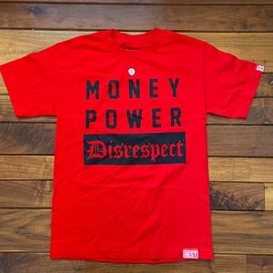 New Breezy Excursion Best Money Power Disrespect Tee Small